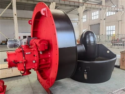 ใบพัดเรือ Z-ขับ Azimuth Thruster ที่ติดตั้งอย่างดีพร้อมระยะพิทช์คงที่